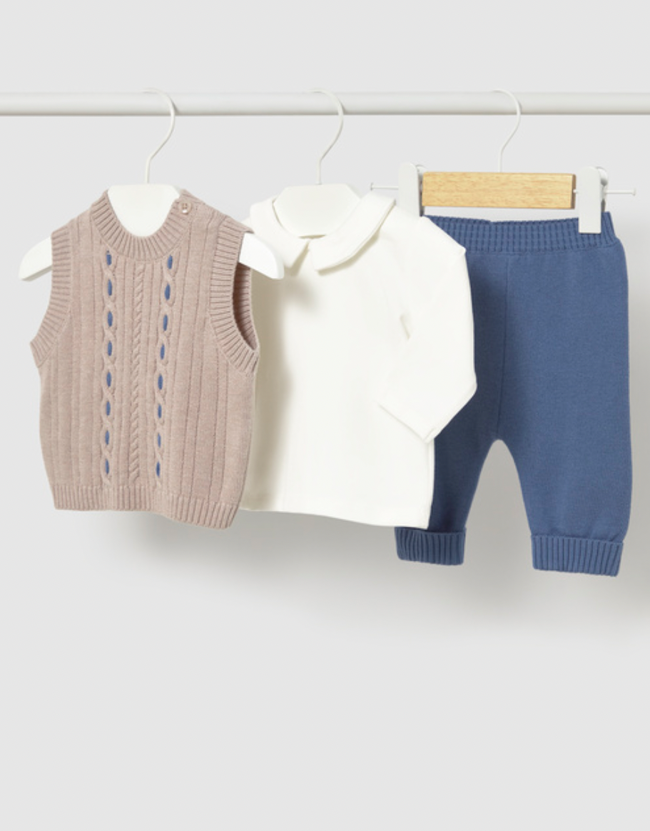 Baby Boy Sweater Vest Set/Mayoral