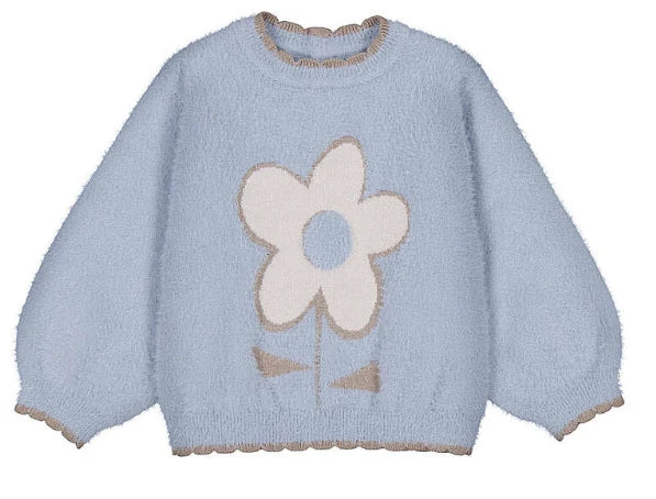 Flower Fuzzy Sweater/Mayoral
