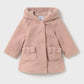 Hooded Boucle Coat/Mayoral