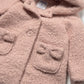 Hooded Boucle Coat/Mayoral