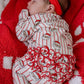 Holly & Jolly Ruffle Footie/Caden Lane