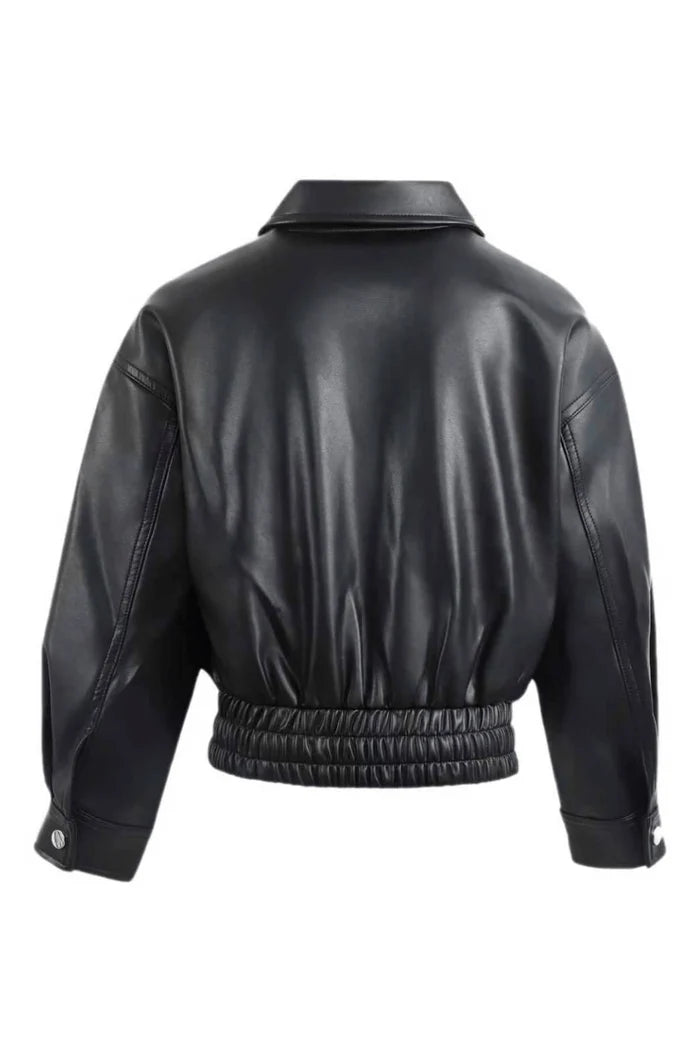 Studded Bow Leather Jacket/Lola and the Boys