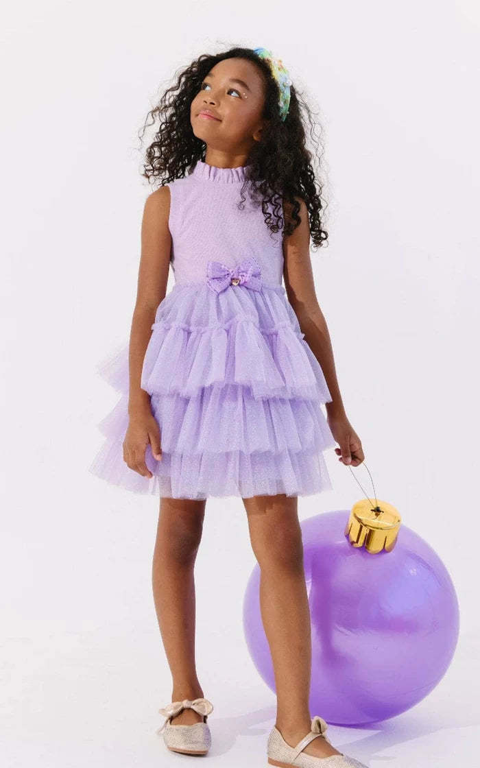Shimmer Party Bow Dress/Lola and the Boys
