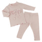Velvet Ruffle Bow Set/Oh Baby