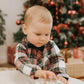Poinsettia 3PC Flannel Set/Petit Lem