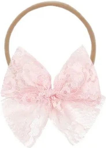 Pink Lace Headband/Lou Lou
