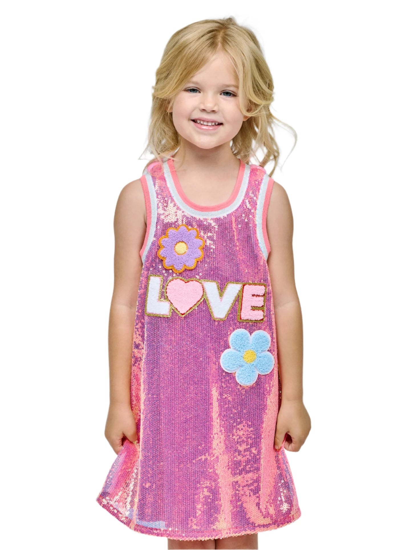 Sequin Love Tank Dress/Baby Sara