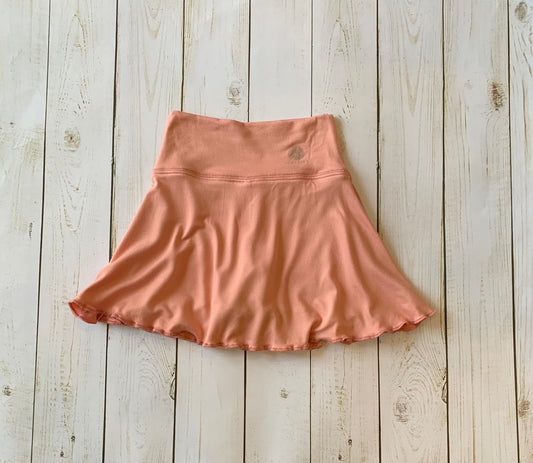 Peach Tennis Skirt/Yoga Baby