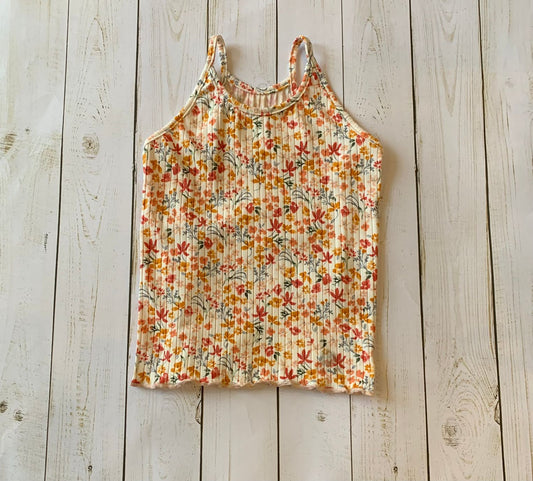 Sunset Floral Razor Back Tank/Yoga Baby