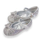 Pearl Silver Bowtie Flats/Doe a Dear