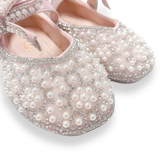 Bowtie Strap Jewel Flats/Doe a Dear
