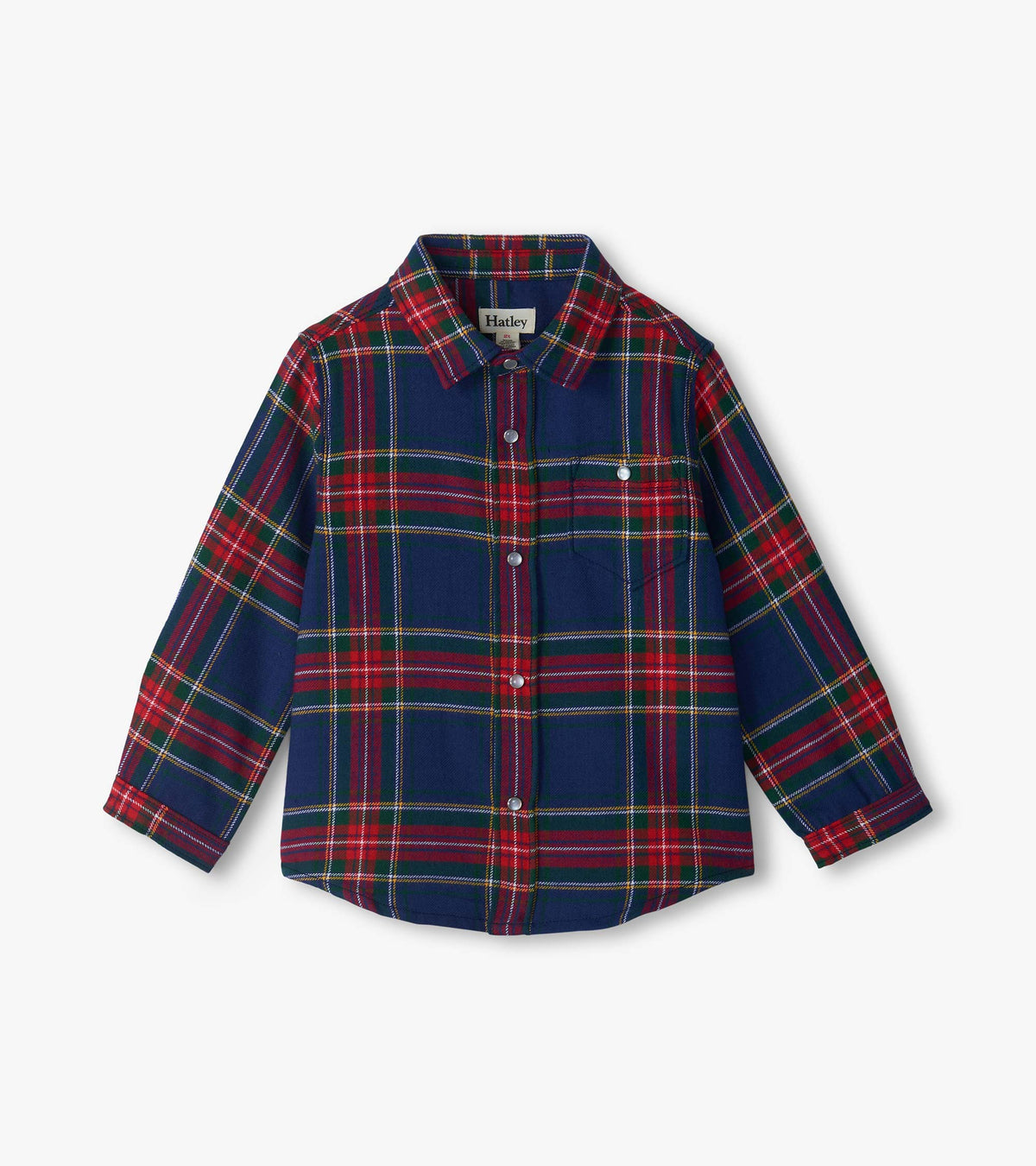 Boy Plaid Button Down Shirt/Hatley