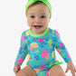 Neon Jelly Time Rash Guard/RuffleButts