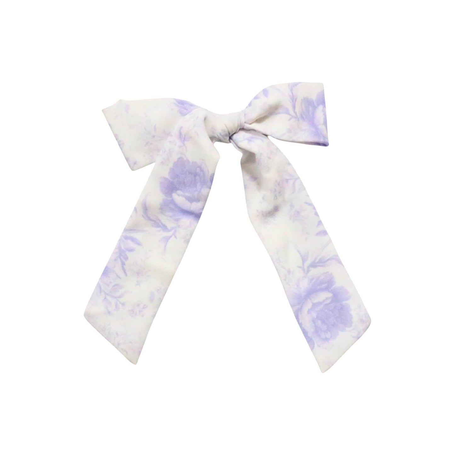 Lilac Floral Hair Bow/Be Girl