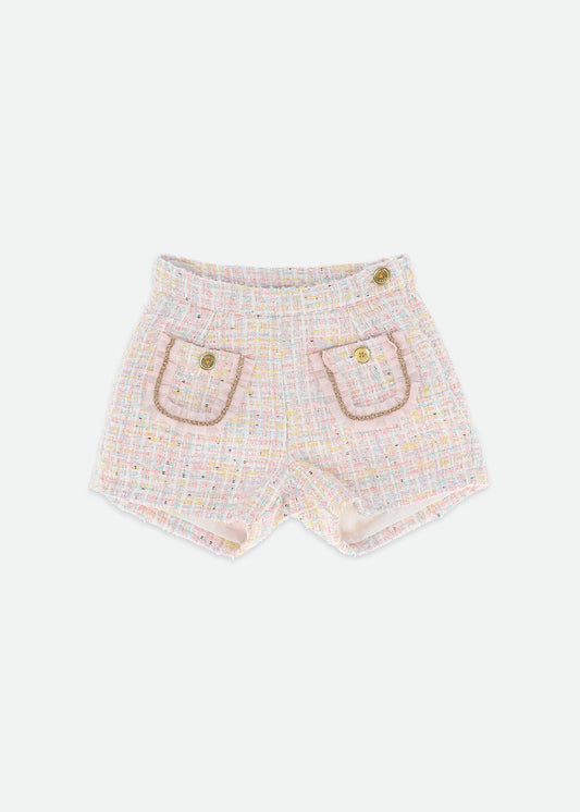 Nessa Tweed Shorts/Angels Face