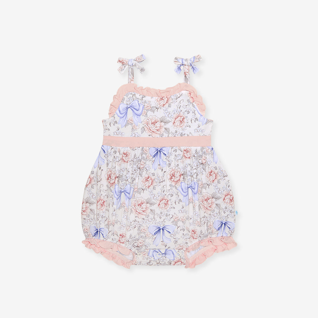 Agatha Bubble Romper/Posh Peanut