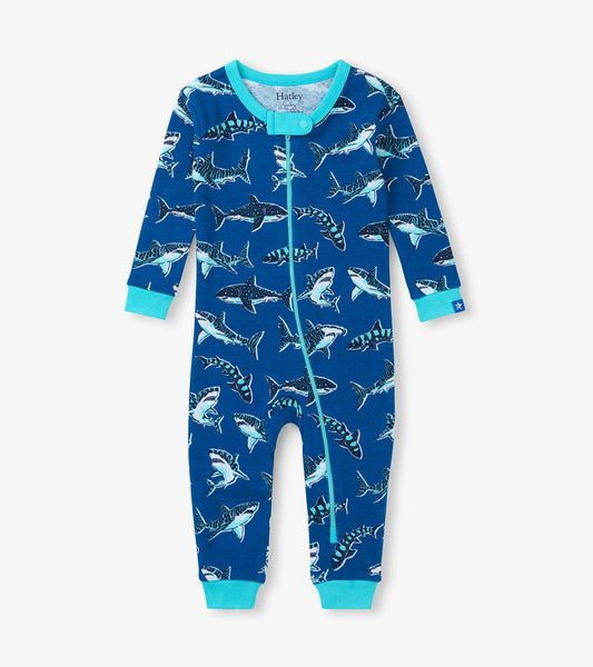 Sharks Cotton Sleeper/Hatley