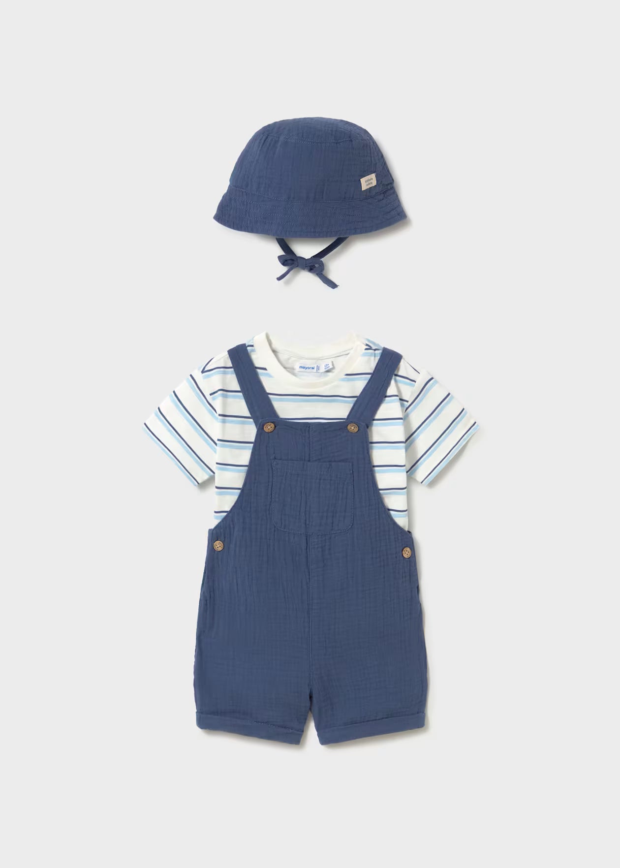 3 Pc Dungaree Overall Set/Mayoral