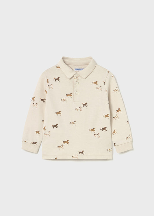 Horse Printed Polo 2102/Mayoral