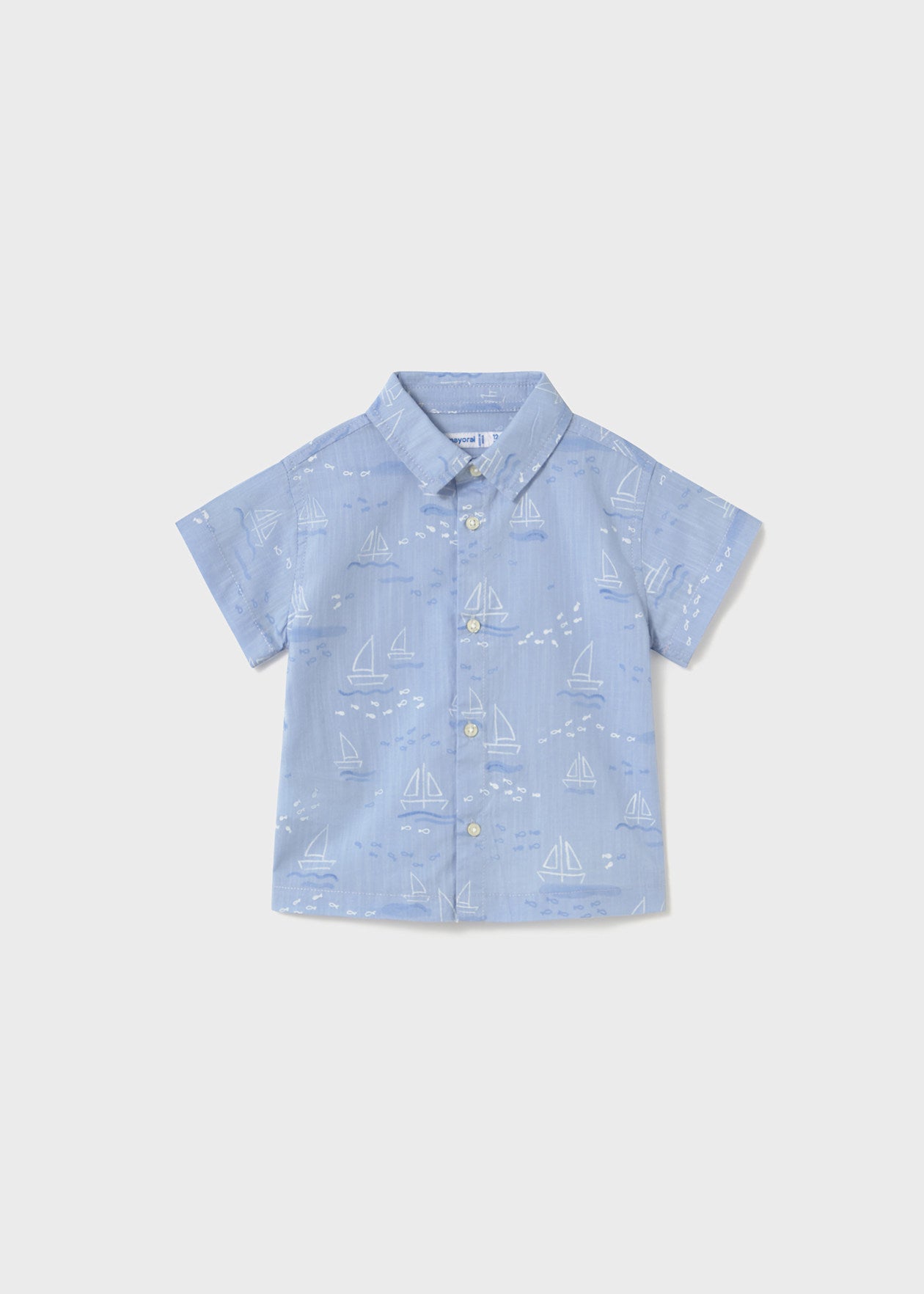 Sailboat Print Shirt/Mayoral