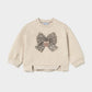 Leopard Bow Pullover/Mayoral