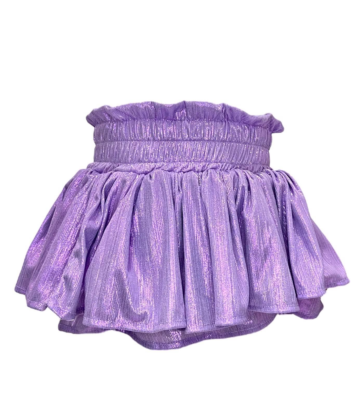 Lavender Metallic Skirt/Lola & the Boys