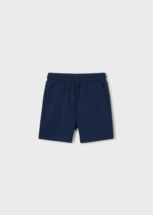 Boy Navy Fleece Shorts/Mayoral