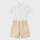Linen Shorts & Shirt Set/Mayoral