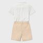 Linen Shorts & Shirt Set/Mayoral