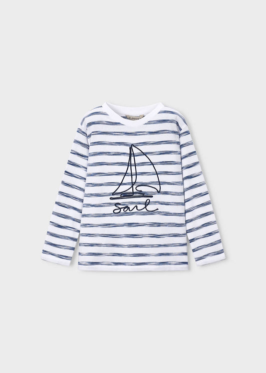 Sailboat Printed T-Shirt/Mayoral
