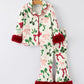 Holiday Bow Print PJ Set/Rylee Faith Designs