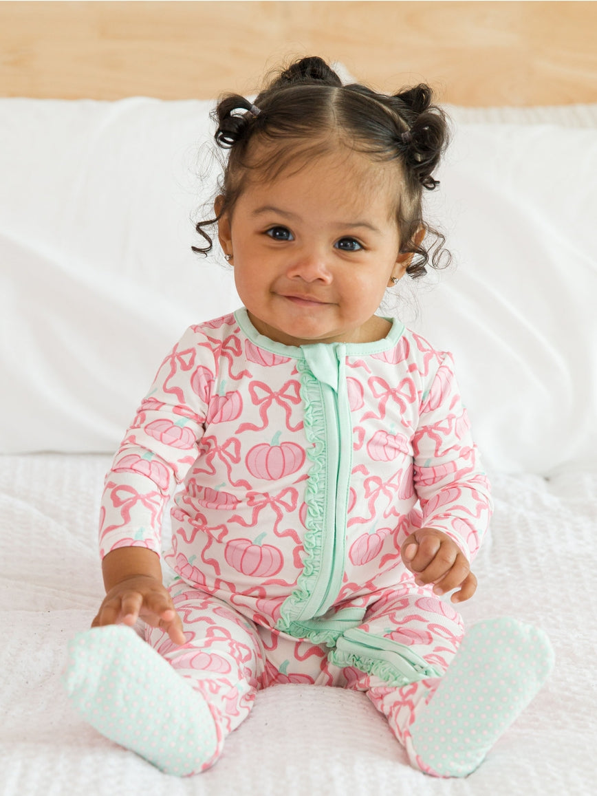 Fairytale Pumpkins Footie PJ/Ruffle Butts
