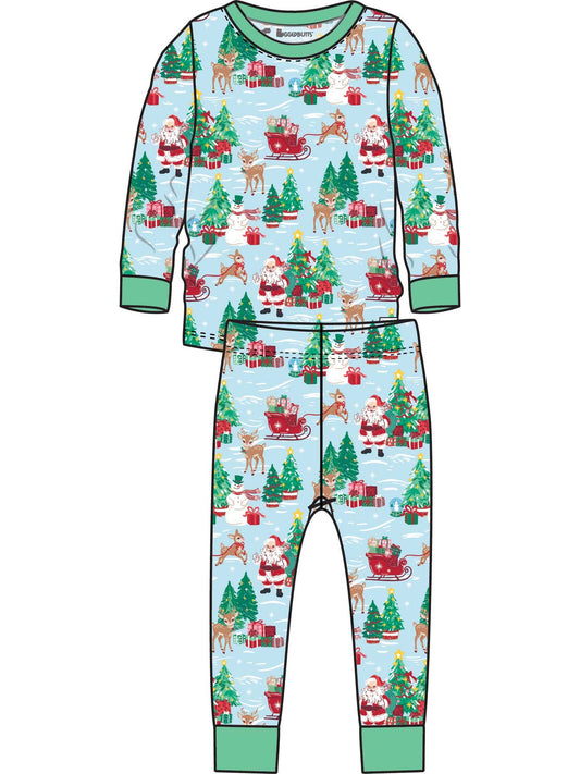Santa Wonderland PJ Set/Rugged Butts