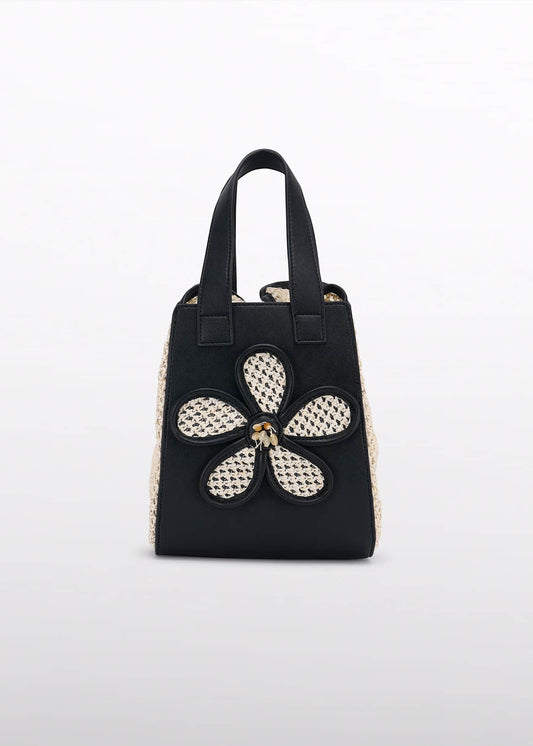 Raffia Flower Bag/Abel & Lula