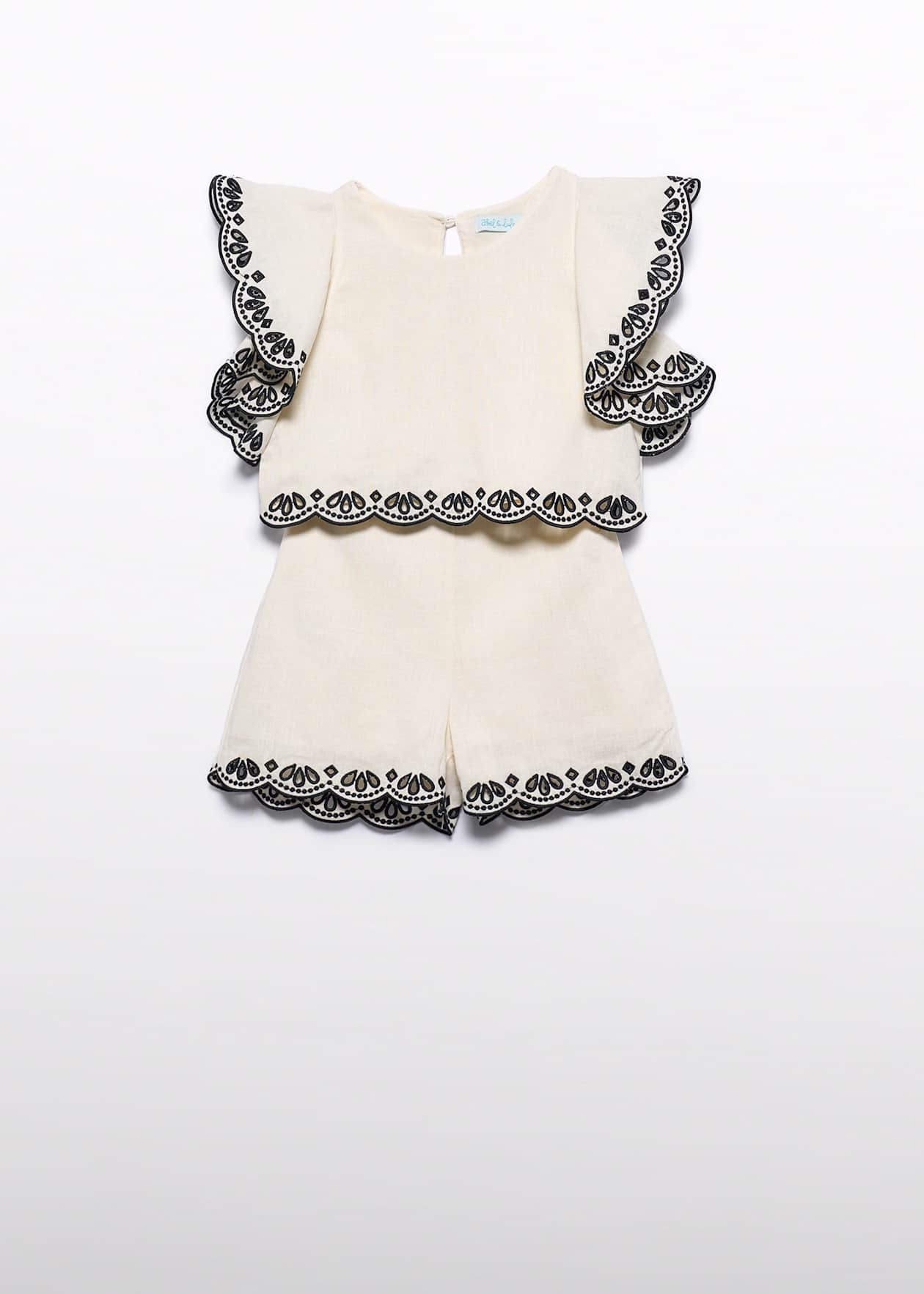 Embroidered Bermuda Set/Abel & Lula