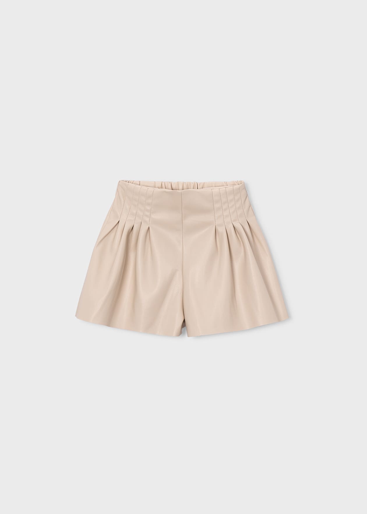 Faux Leather Shorts/Mayoral