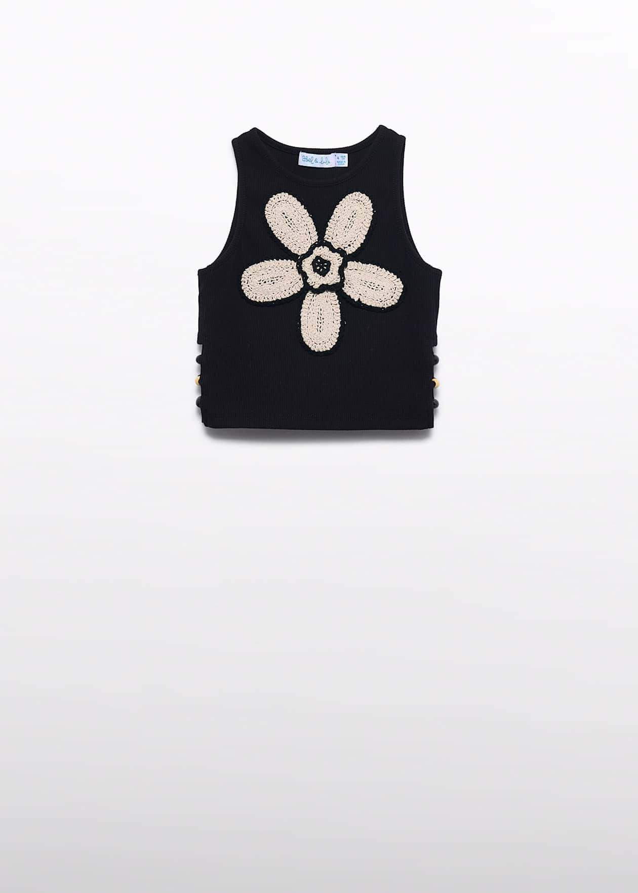 Floral Crochet Knit Top/Abel & Lula