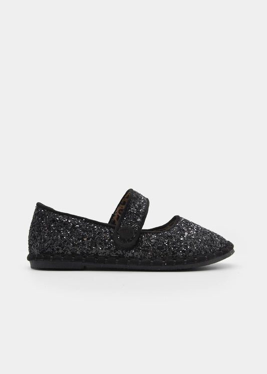 Black Glitter Mary Jane/Mayoral