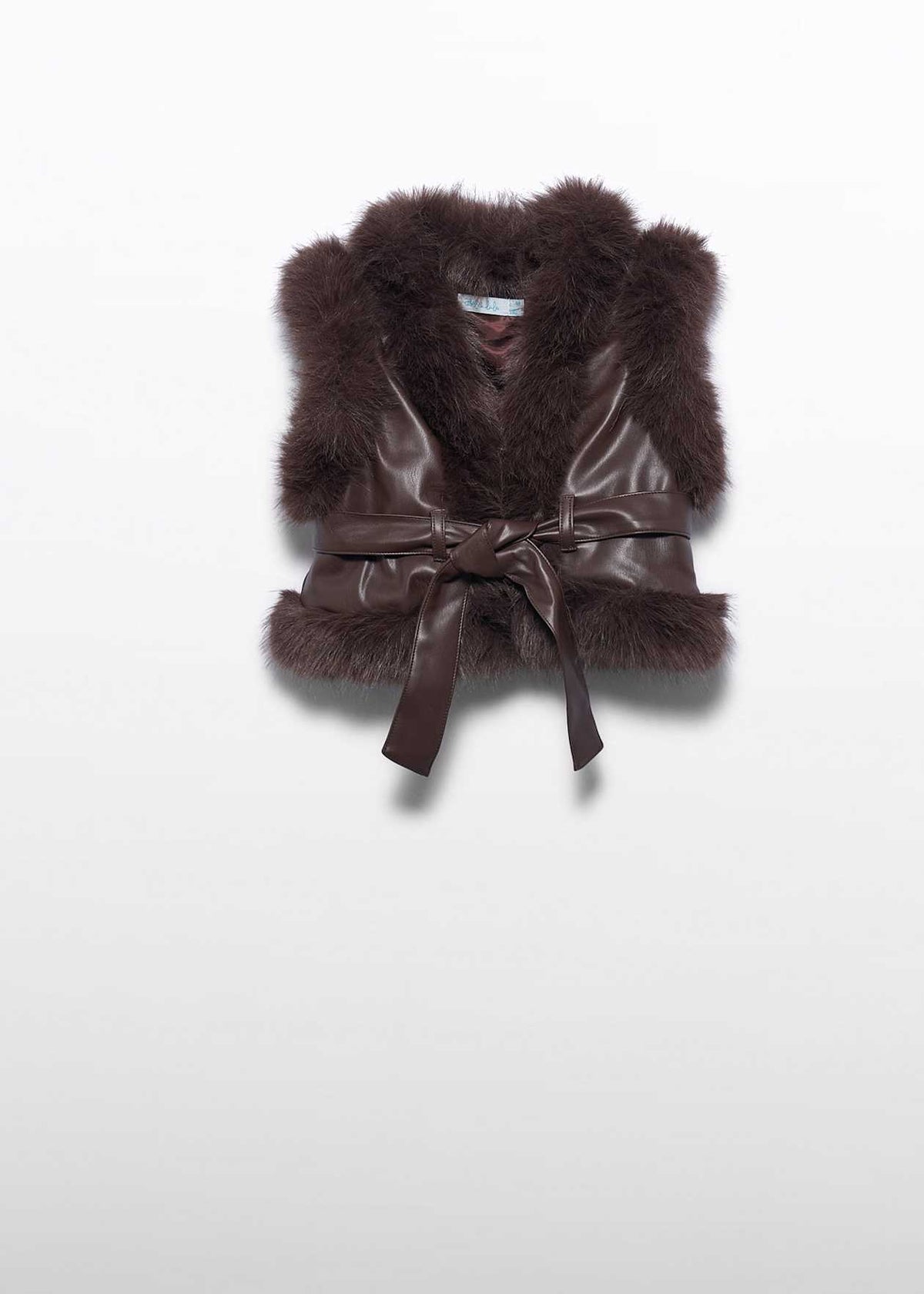 Faux-Fur Padded Vest/Abel & Lula