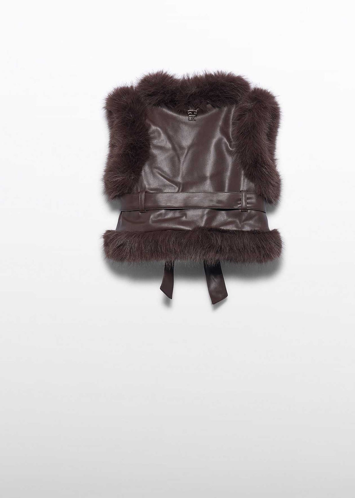 Faux-Fur Padded Vest/Abel & Lula