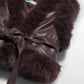 Faux-Fur Padded Vest/Abel & Lula