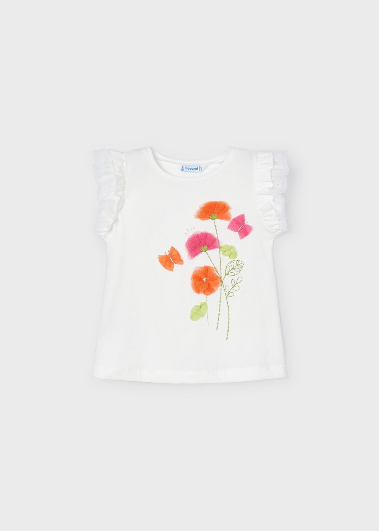 S/S Floral T-Shirt/Mayoral
