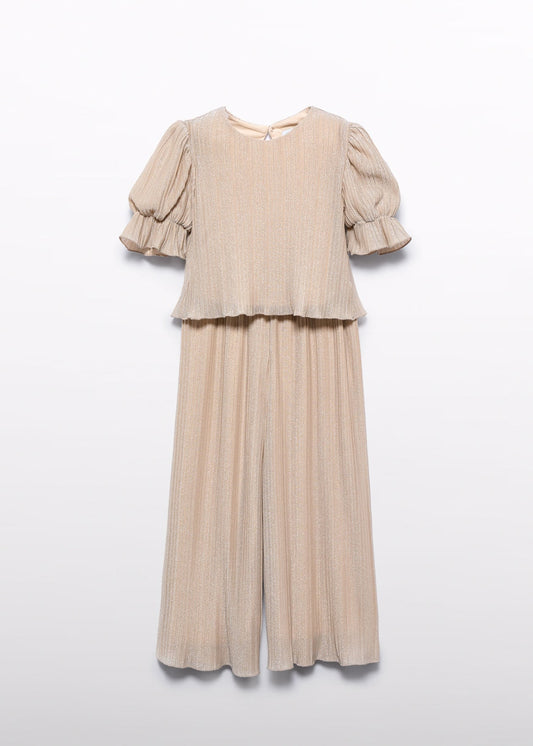 Pleated Knit Trouser Set/Abel & Lula