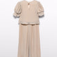 Pleated Knit Trouser Set/Abel & Lula