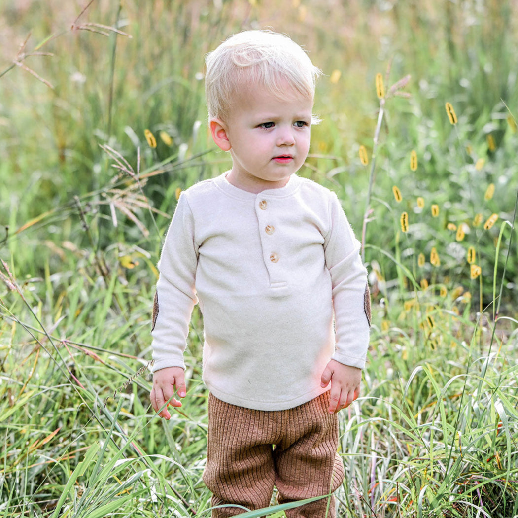 Elbow Patch Sweater/Oh baby