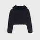 Fur Collar Cardigan/Abel & Lula