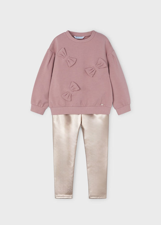 Metallic Legging & Sweatshirt Set/Mayoral