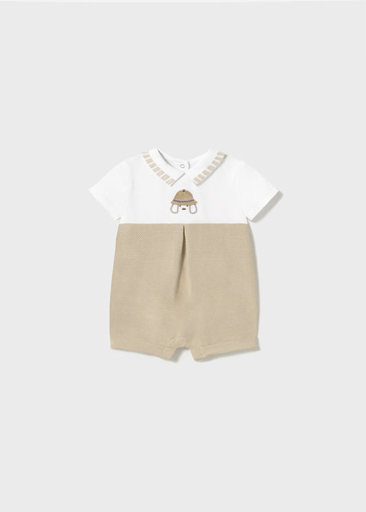 Collared Romper/Mayoral