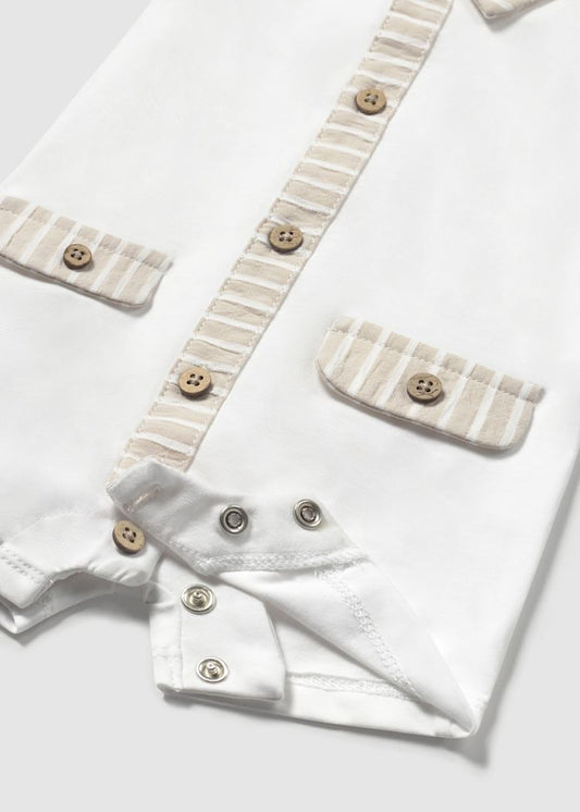 Collared Romper/Mayoral