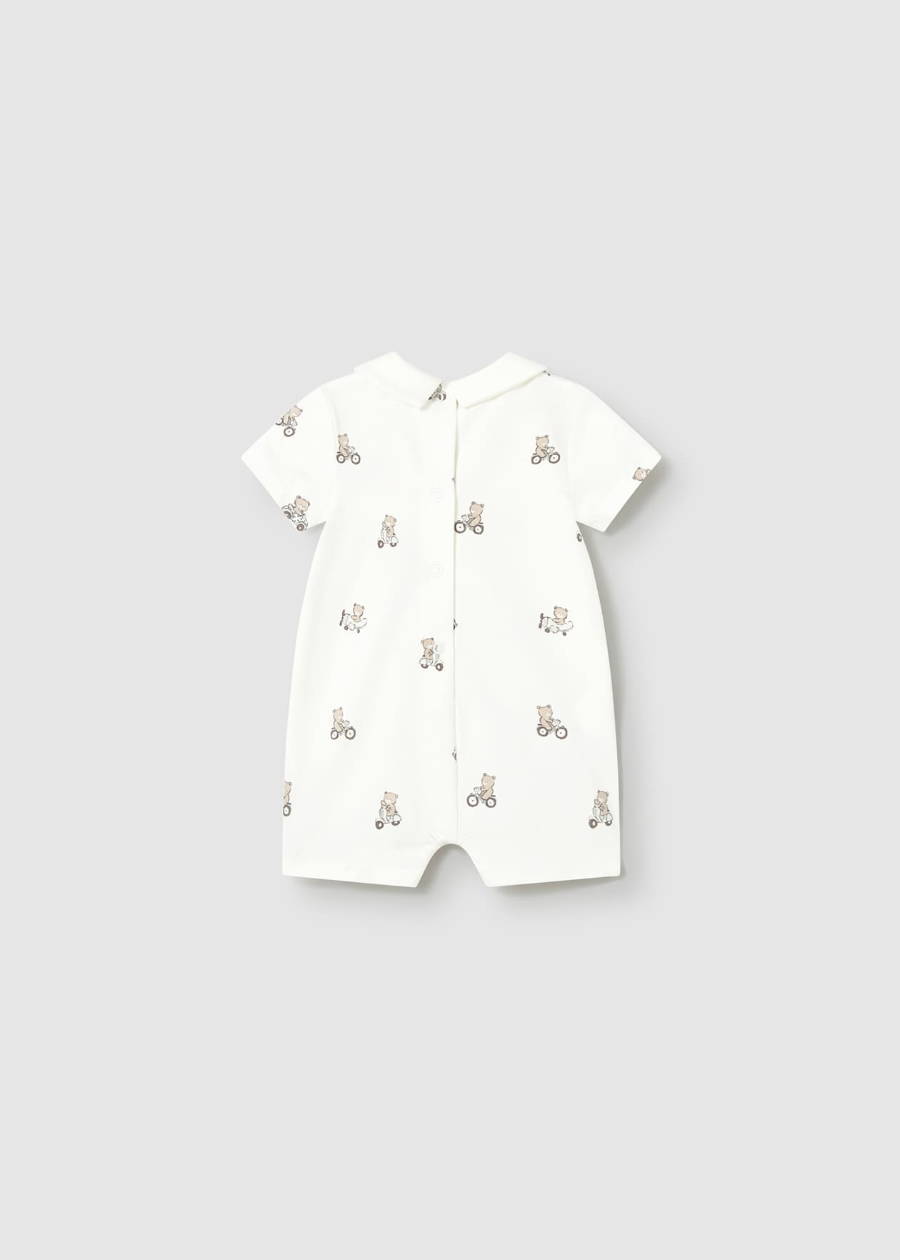 Boy Riding Bear Romper/Mayoral